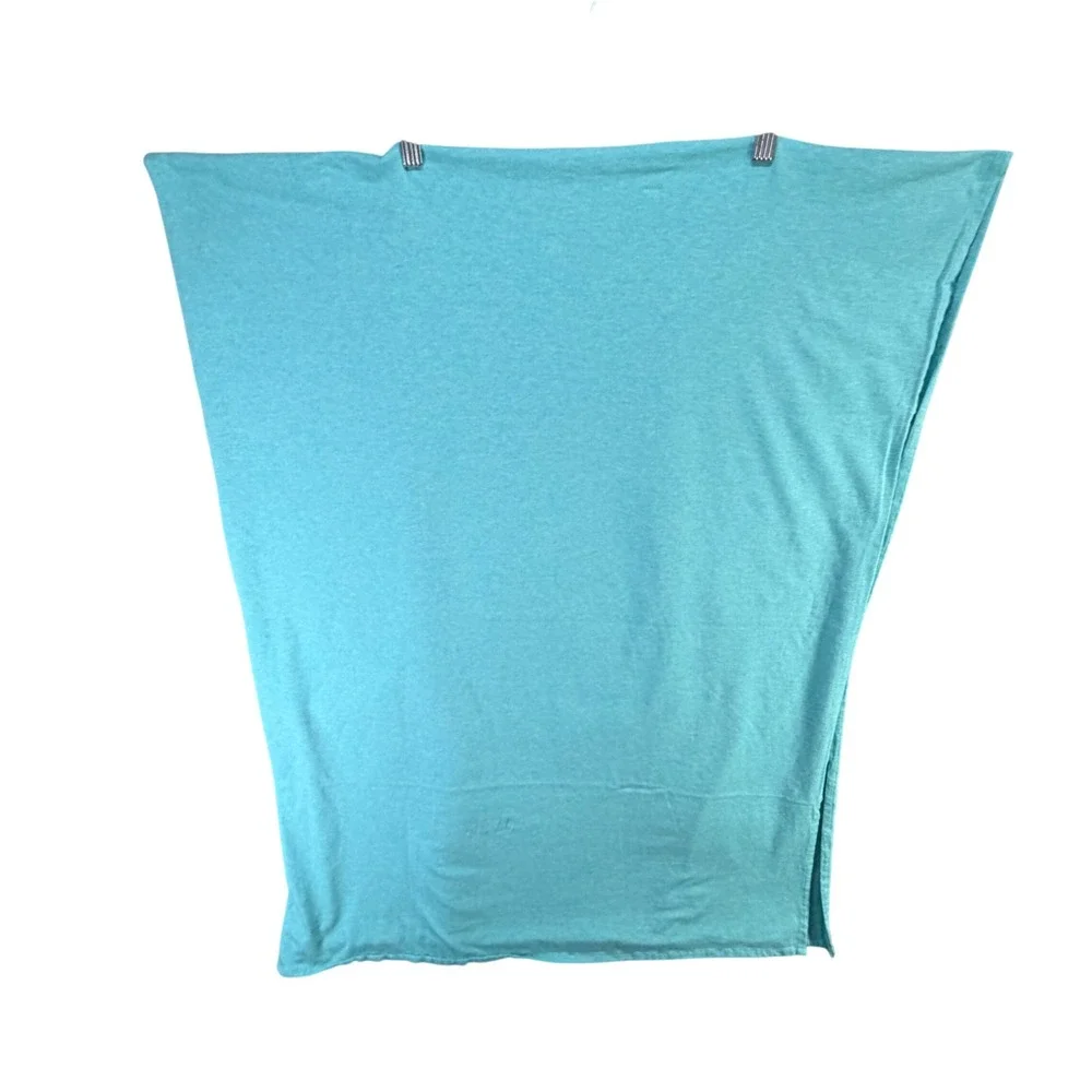 Coolibar The Sanibel Everyday Beach Shawl Womens OS Blue Heather Cozy UPF 50+